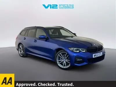 Used BMW 330e M Sport 292 HP (214 kW) 2022 Blue Estate