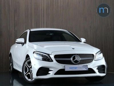 Used Mercedes C180 AMG line 156 HP (114 kW) 2020 White Coupe