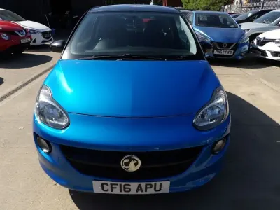 Used Vauxhall Adam S 70 HP (51 kW) 2016 Blue Hatchback