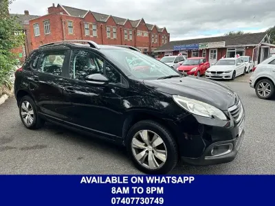 Used Peugeot 2008 Active 75 HP (55 kW) 2016 Black SUV