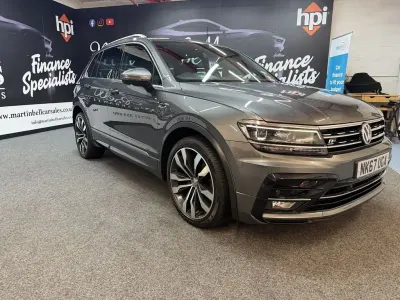 Usado VW Tiguan R-line 150 CV (110 kW) 2017 Gris SUV