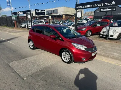 Used Nissan Note Acenta Premium 90 HP (66 kW) 2014 Red Hatchback