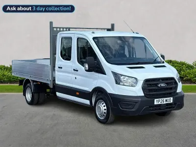 New Ford Transit 130 HP (95 kW) 2026 White Cabriolet