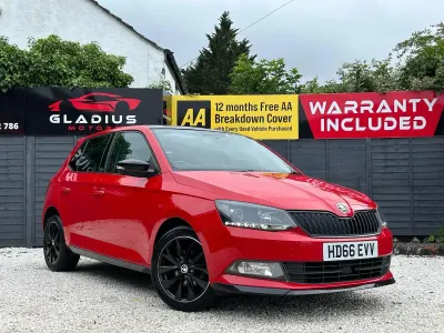Used Skoda Fabia Monte Carlo 90 HP (66 kW) 2016 Red Hatchback
