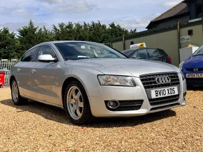 Used Audi A5 Sportback 180 HP (132 kW) 2010 Silver Hatchback