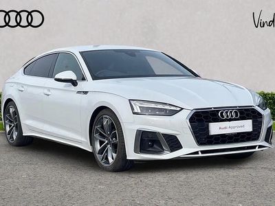 Used Audi A5 Sportback S-Line 161 HP (118 kW) 2021 White Hatchback