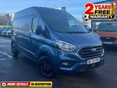 Used Ford Transit Custom Limited 130 HP (95 kW) 2022 Blue Van