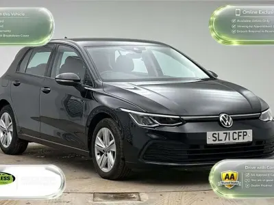 Used VW Golf VII Life 150 HP (110 kW) 2021 Black Hatchback