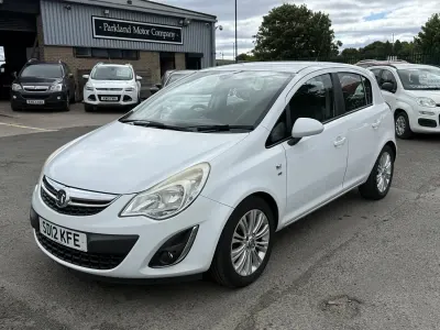 Used Vauxhall Corsa 2012 White Hatchback