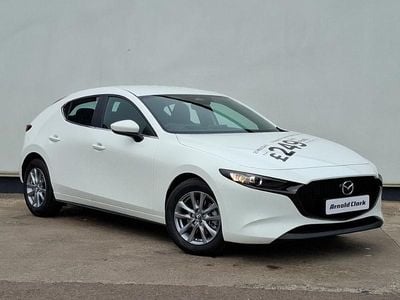 White New 2025 Mazda 3 Prime-Line Hatchback | £20,998 (Fair price)