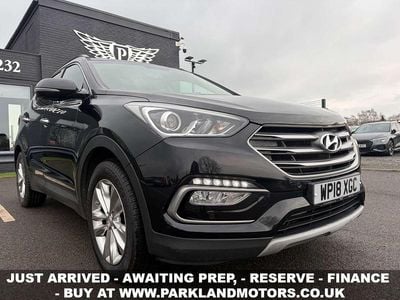 Black Used 2018 Hyundai Santa Fe Premium SUV | £12,495 (Fair price)