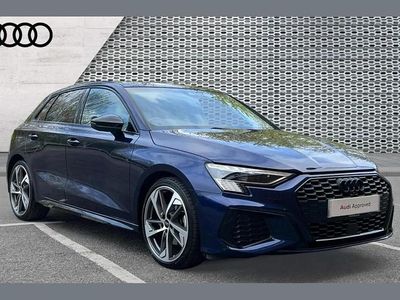 Used Audi A3 Black Edition 147 HP (108 kW) 2023 Blue Sedan