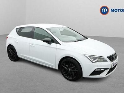 Used Seat Leon Black Edition 150 HP (110 kW) 2020 White Hatchback