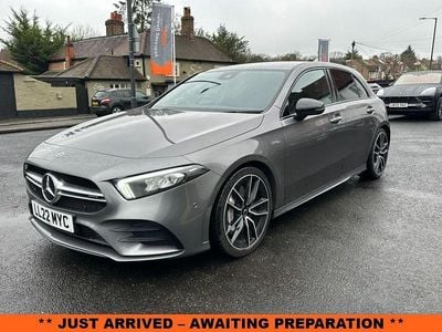 Grey Used 2022 Mercedes A35 AMG Premium Hatchback | £26,490 (Fair price)