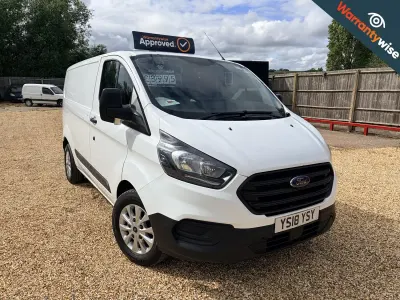 Used Ford Transit Custom 105 HP (77 kW) 2018 White Van