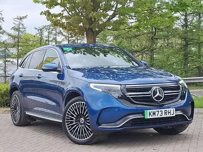 Używany Mercedes EQC400 AMG Line Premium 300 kW (408 KM) 2023 Niebieski SUV
