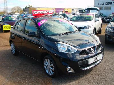 Used Nissan Micra Acenta 80 HP (58 kW) 2016 Black Hatchback
