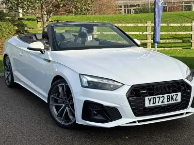 Used Audi A5 Cabriolet S-Line 200 HP (147 kW) 2022 White Cabriolet