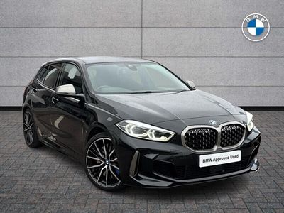 Used BMW M135 Shadowline 306 HP (225 kW) 2022 Black sapphire metallic paint Hatchback