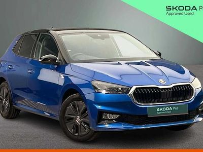 Used Skoda Fabia Colour Edition 94 HP (69 kW) 2023 Race blue metallic Hatchback
