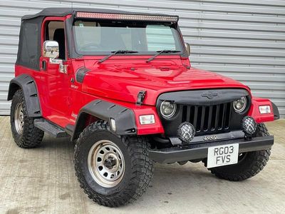 Red Used 2003 Jeep Wrangler Sport SUV | £17,995