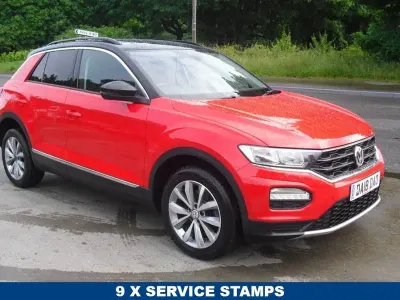 Used VW T-Roc Design 150 HP (110 kW) 2018 Red SUV