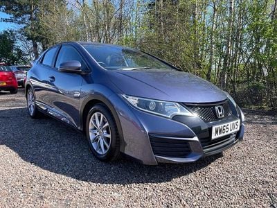 Used Honda Civic S 2015 Blue Hatchback