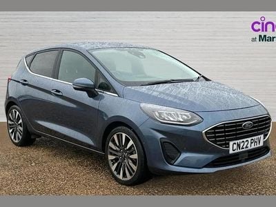 Blue Used 2022 Ford Fiesta Titanium Hatchback | £14,687 (Fair price)