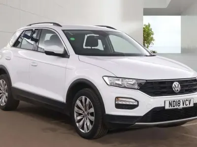 Used VW T-Roc SE 150 HP (110 kW) 2018 White SUV