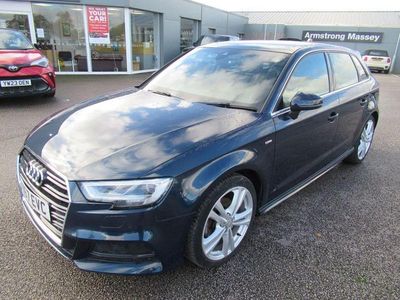 Blue Used 2017 Audi A3 S-Line Hatchback | £16,495 (Fair price)