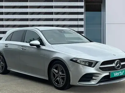 Used Mercedes A180 AMG line 136 HP (100 kW) 2019 Silver Hatchback