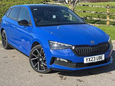 Used Skoda Scala Monte Carlo 147 HP (108 kW) 2023 Energy blue Hatchback