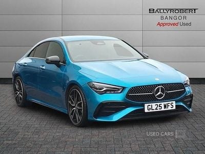 New Mercedes CLA180 AMG Line Premium 136 HP (100 kW) 2025 Blue Sedan