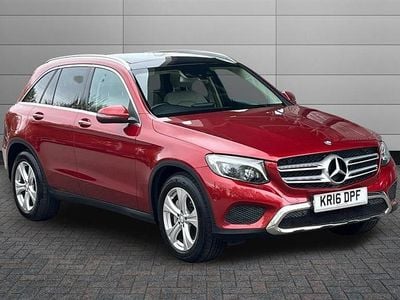 Used Mercedes GLC220 Premium Plus 170 HP (125 kW) 2016 Hyacinth red Estate