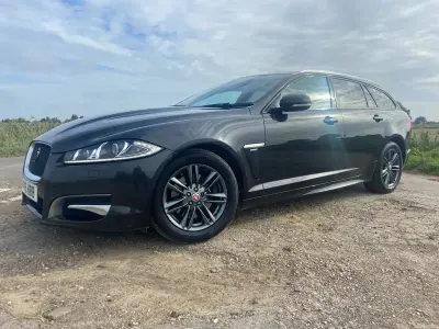 Used Jaguar XF R-Sport 2015 Indigo blue Estate