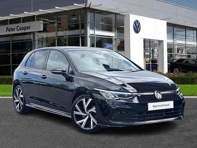Used VW Golf VIII R-line 150 HP (110 kW) 2022 Black Hatchback