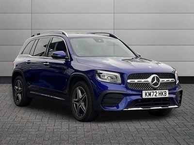 Used Mercedes GLB200 AMG Line Premium 163 HP (119 kW) 2022 Denim blue SUV