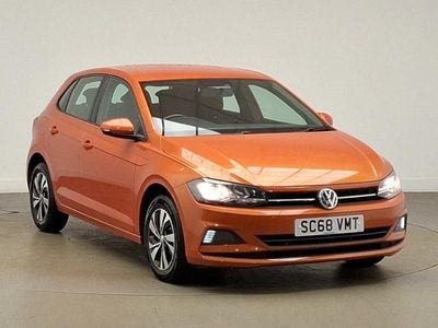 Begagnad VW Polo SE 95 HK (69 kW) 2018 Orange Halvkombi