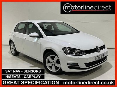 White Used 2017 VW Golf VII Edition Hatchback | £9,929 (Fair price)