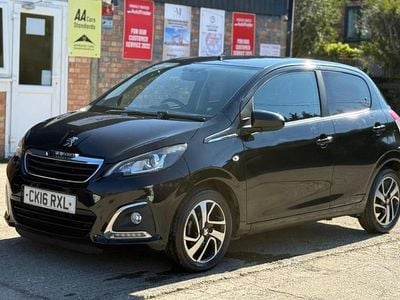 Begagnad Peugeot 108 Allure 82 HK (60 kW) 2016 Svart Halvkombi