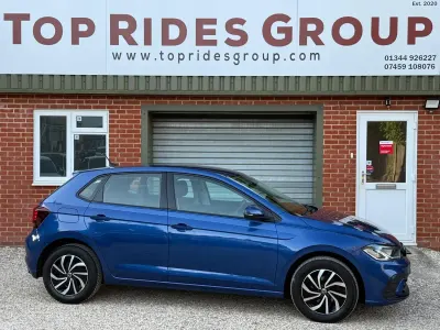 Used VW Polo Life 95 HP (69 kW) 2022 Blue Hatchback