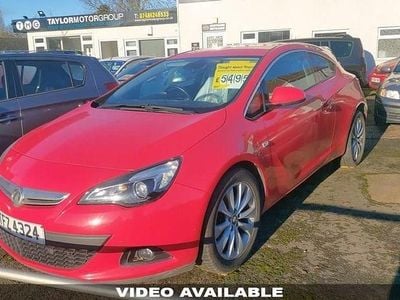 Used Vauxhall Astra GTC Sport 108 HP (79 kW) 2014 Red Hatchback