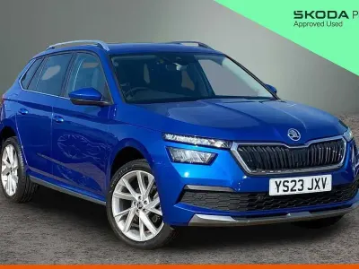 Used Skoda 110 R SE L Executive 81 HP (59 kW) 2023 Race blue metallic Estate