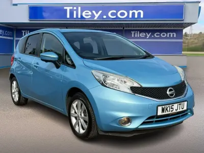 Used Nissan Note S 98 HP (72 kW) 2015 Blue Hatchback