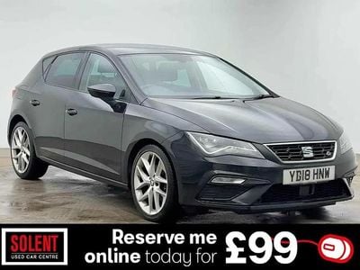 Used Seat Leon FR 123 HP (90 kW) 2018 Black Hatchback