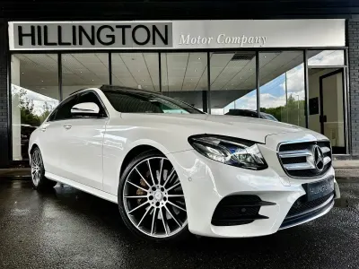 Used Mercedes E350 AMG Line Premium Plus 2016 White Sedan