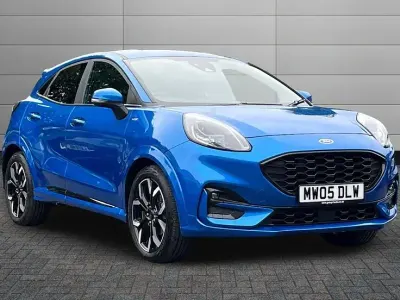 Used Ford Puma ST-Line X 125 HP (91 kW) 2023 Desert island blue SUV