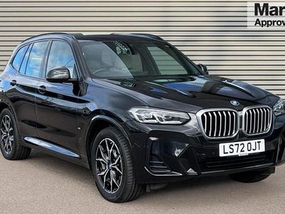 Black Used 2022 BMW X3 M Sport SUV | £32,850 (Fair price)