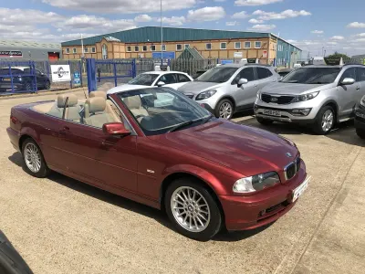 Used BMW 320 Cabriolet 2000 Red Cabriolet