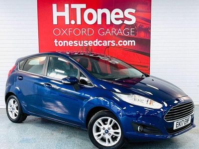 Blue Used 2017 Ford Fiesta Zetec Hatchback | £8,795 (Fair price)